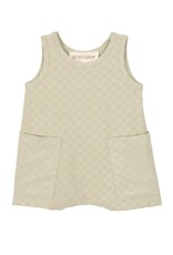 Mabel & Honey Mabel & Honey- Check It Out Green Romper