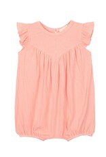 Mabel & Honey Mabel & Honey- Cheerful Chicks Pink Romper