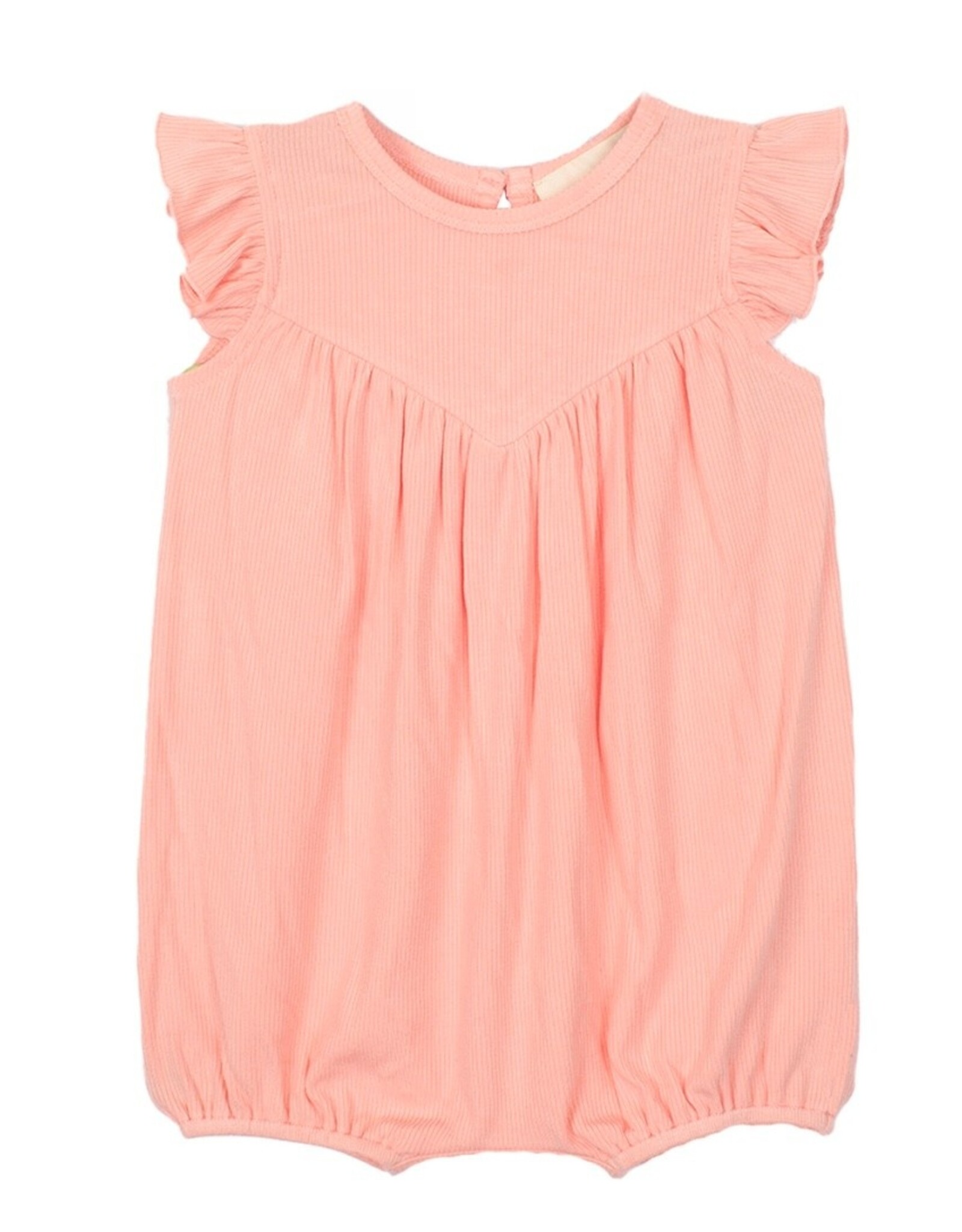 Mabel & Honey Mabel & Honey- Cheerful Chicks Pink Romper