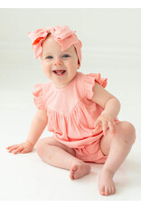 Mabel & Honey Mabel & Honey- Cheerful Chicks Pink Romper