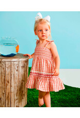 Mudpie Mud Pie- Check Smocked Dress