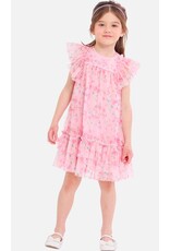 Bonnie  Jean Bonnie Jean- Thea Tiered Flutter Dress