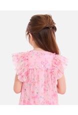 Bonnie  Jean Bonnie Jean- Thea Tiered Flutter Dress