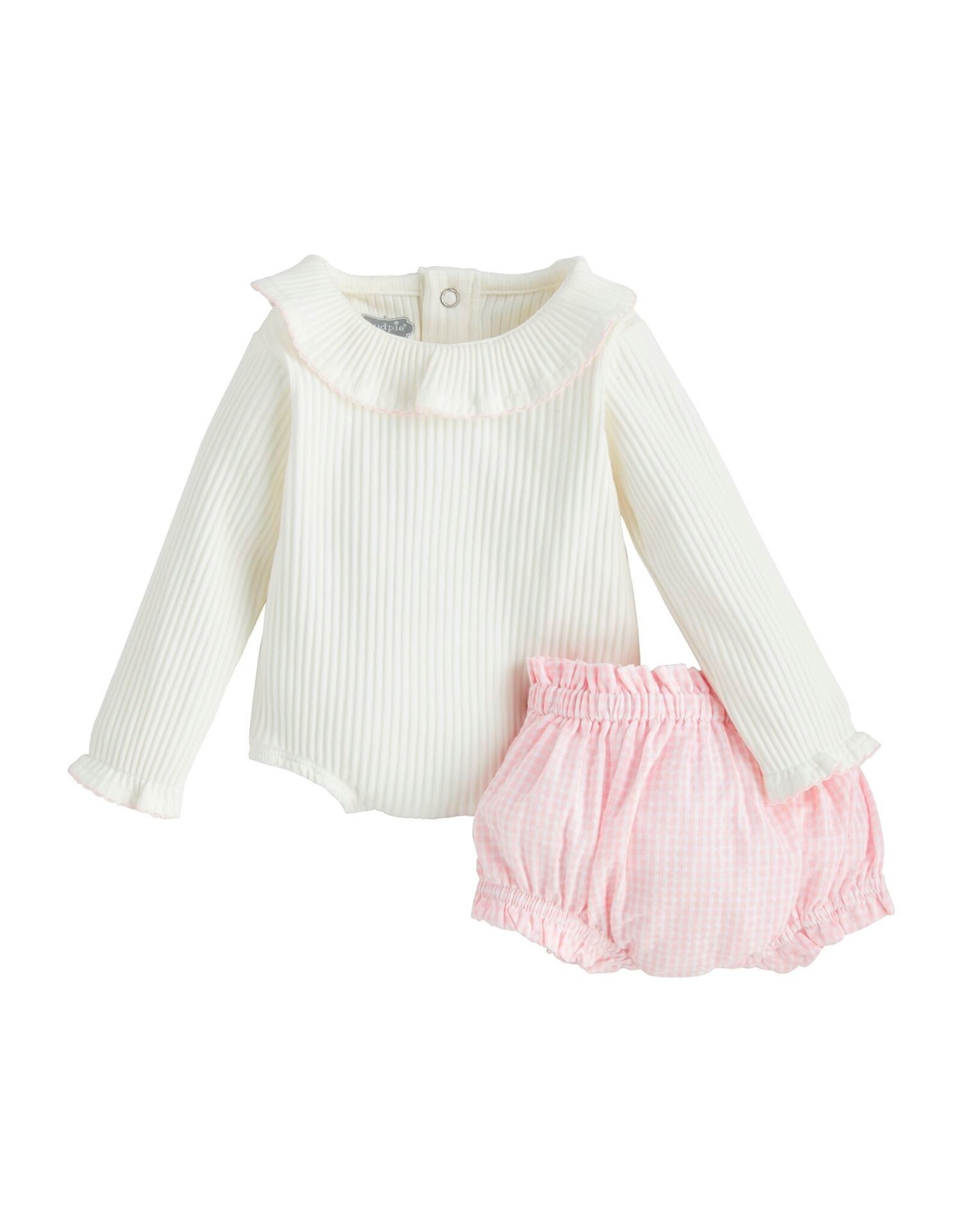 Mudpie Mud Pie- Bow 2PC Set