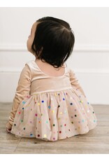 Ollie Jay Ollie Jay- Carly Romper: Confetti Cream