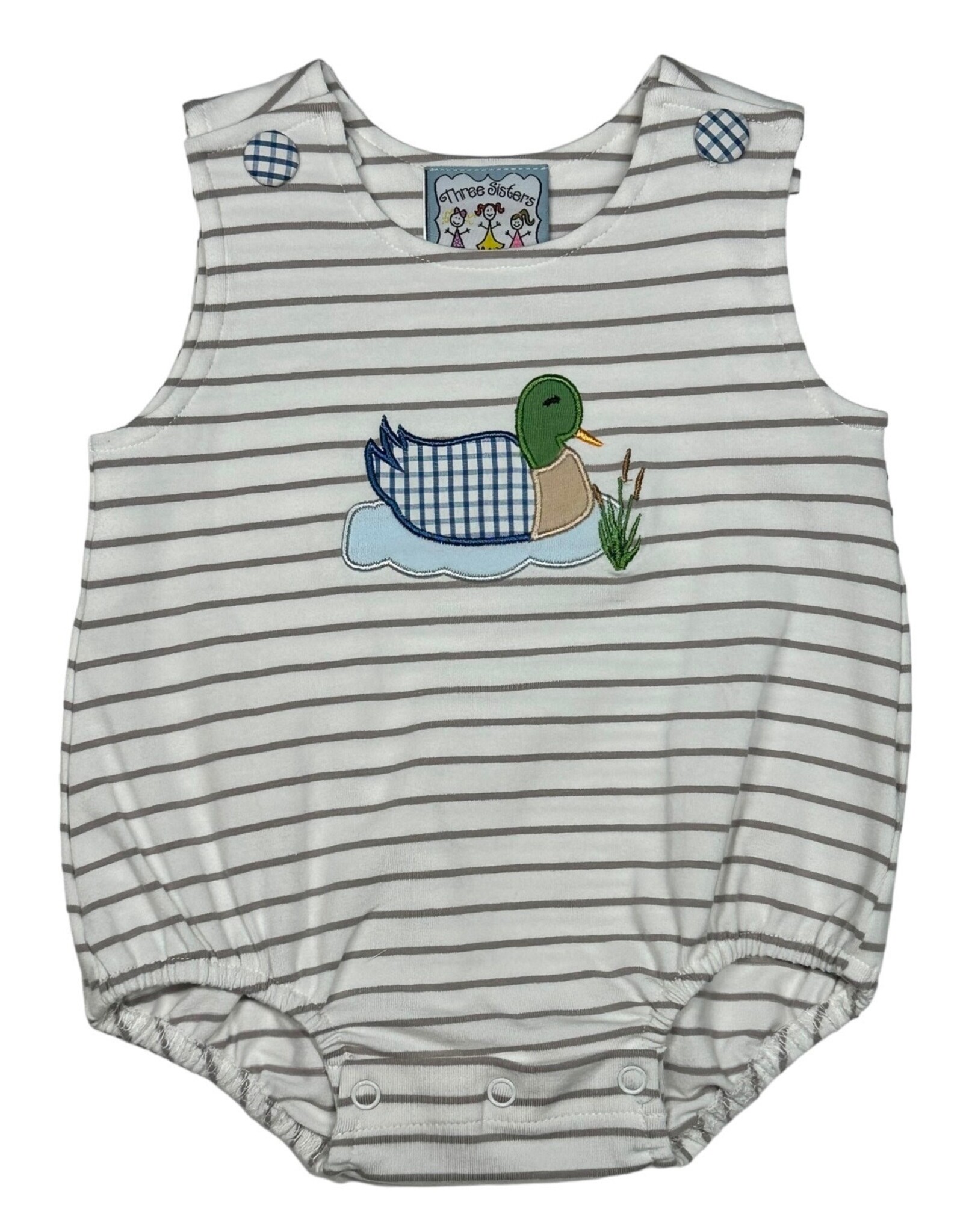Three Sisters Three Sisters- Duck Applique Boys Bubble