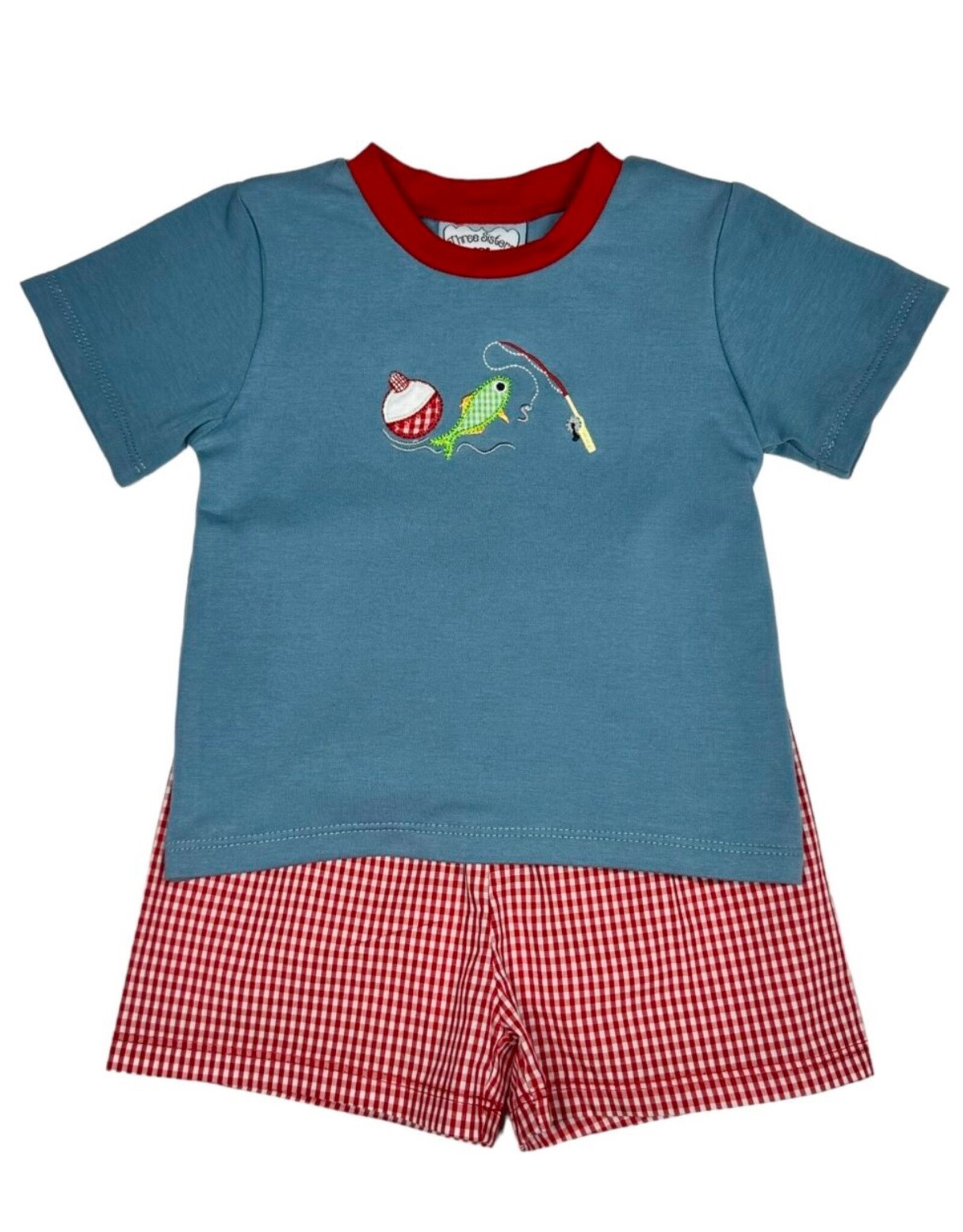Three Sisters Three Sisters- Gone Fishing Boys Short Set