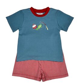 Three Sisters Three Sisters- Gone Fishing Boys Short Set
