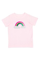 Sweet Wink- Rainbow Sequin Patch Ballet TShirt