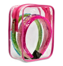Iscream Iscream- 5 PK Rhinestone Headbands w/ Reusable Pouch