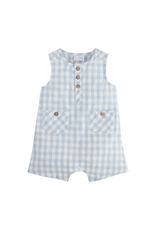 Mudpie Mud Pie-  Blue Gingham Shortall