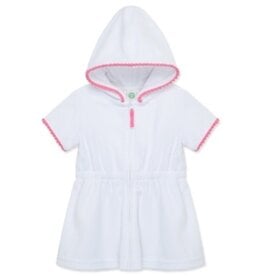 Little Me Little Me- Zip Swim Cover Up