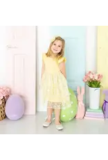 Sweet Wink- Sunshine Ditsy Daisy Tiered S/S Tutu Dress
