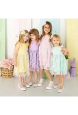 Sweet Wink- Sunshine Ditsy Daisy Tiered S/S Tutu Dress