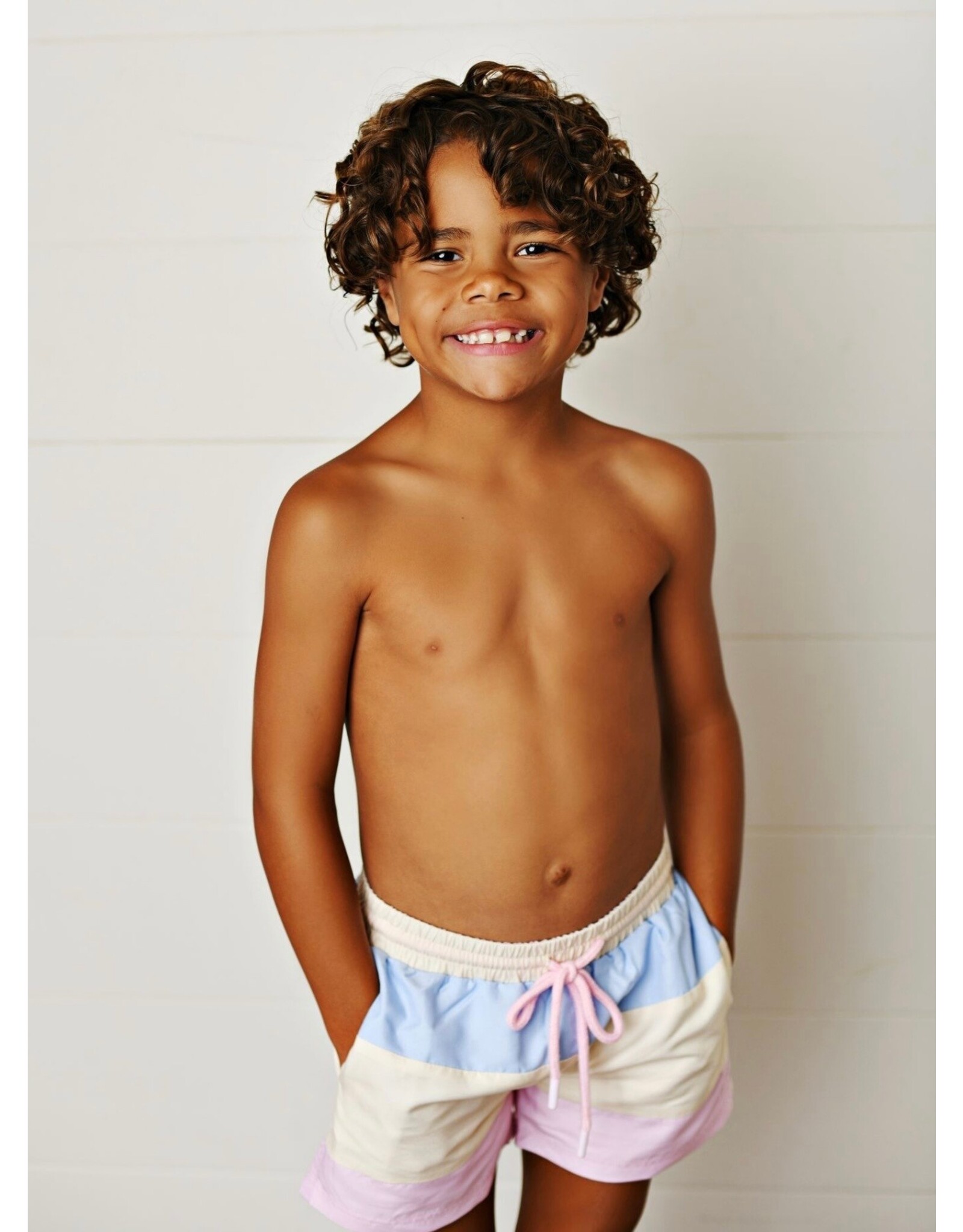 Swoon Baby Swoon Baby- Watercolor Swim Trunks