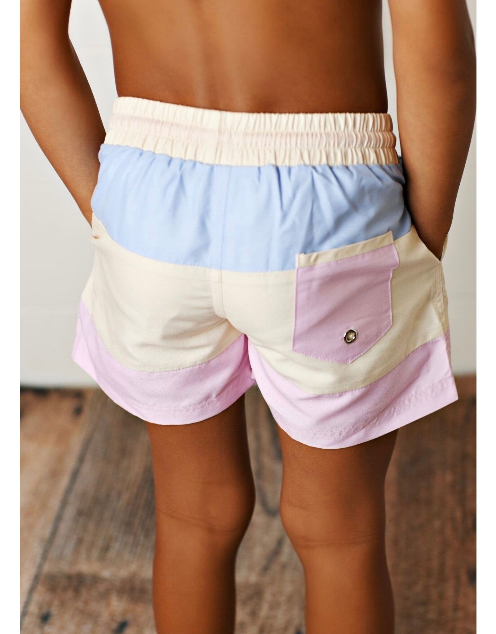 Swoon Baby Swoon Baby- Watercolor Swim Trunks