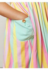 Swoon Baby Swoon Baby- Rainbow Stripes Pocket Dress