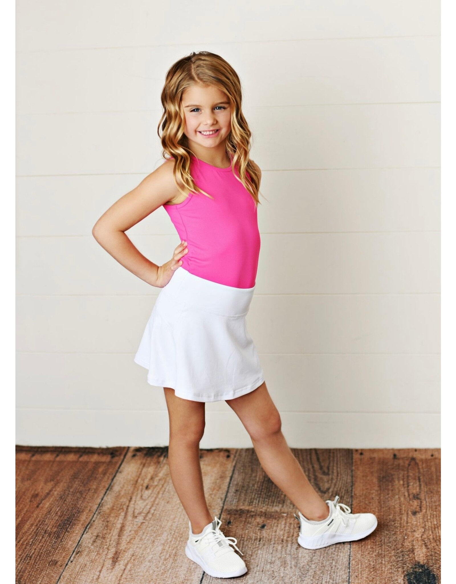 Swoon Baby Swoon Baby- White Active Tennis Skort