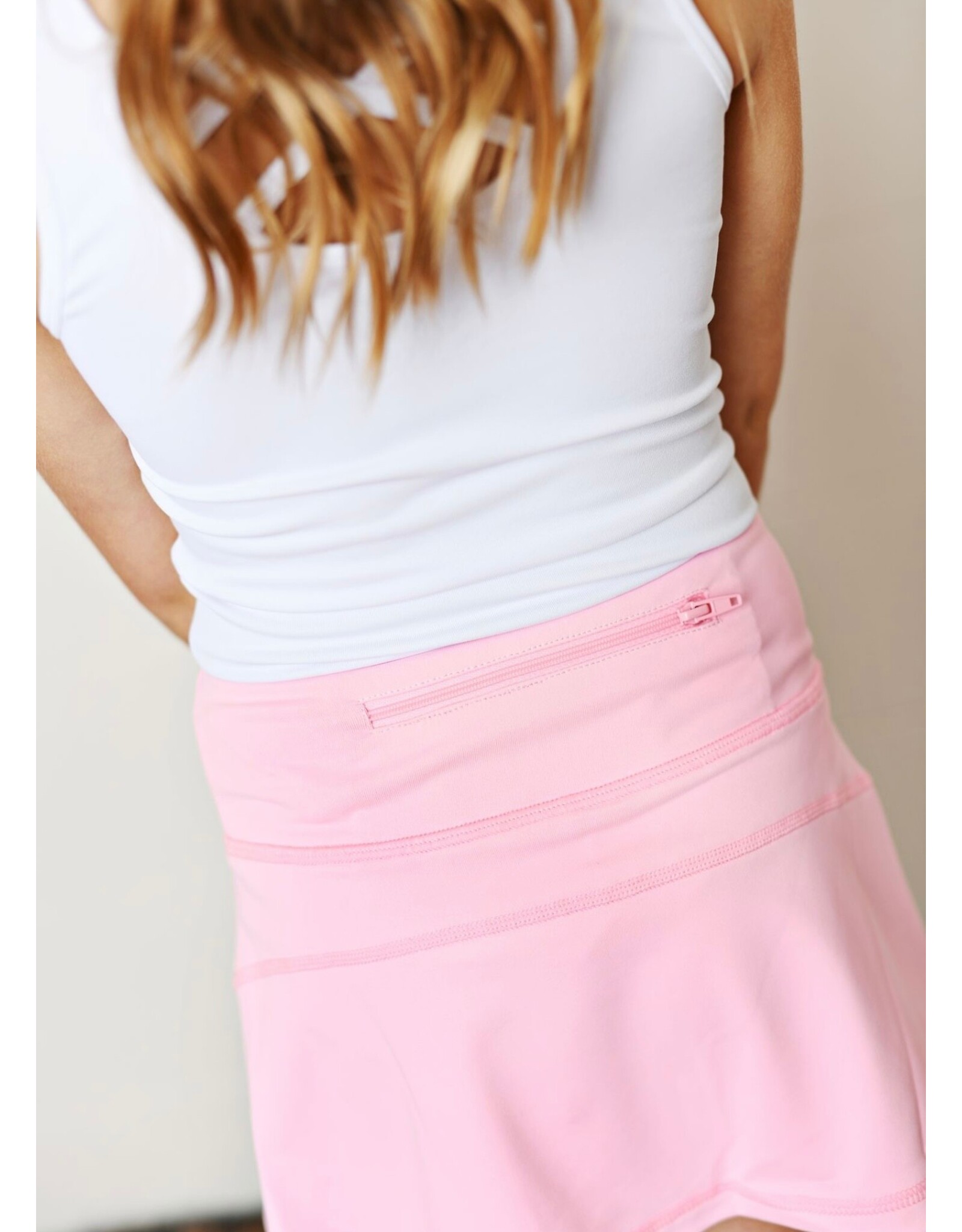 Swoon Baby Swoon Baby- Pink Active Tennis Skort