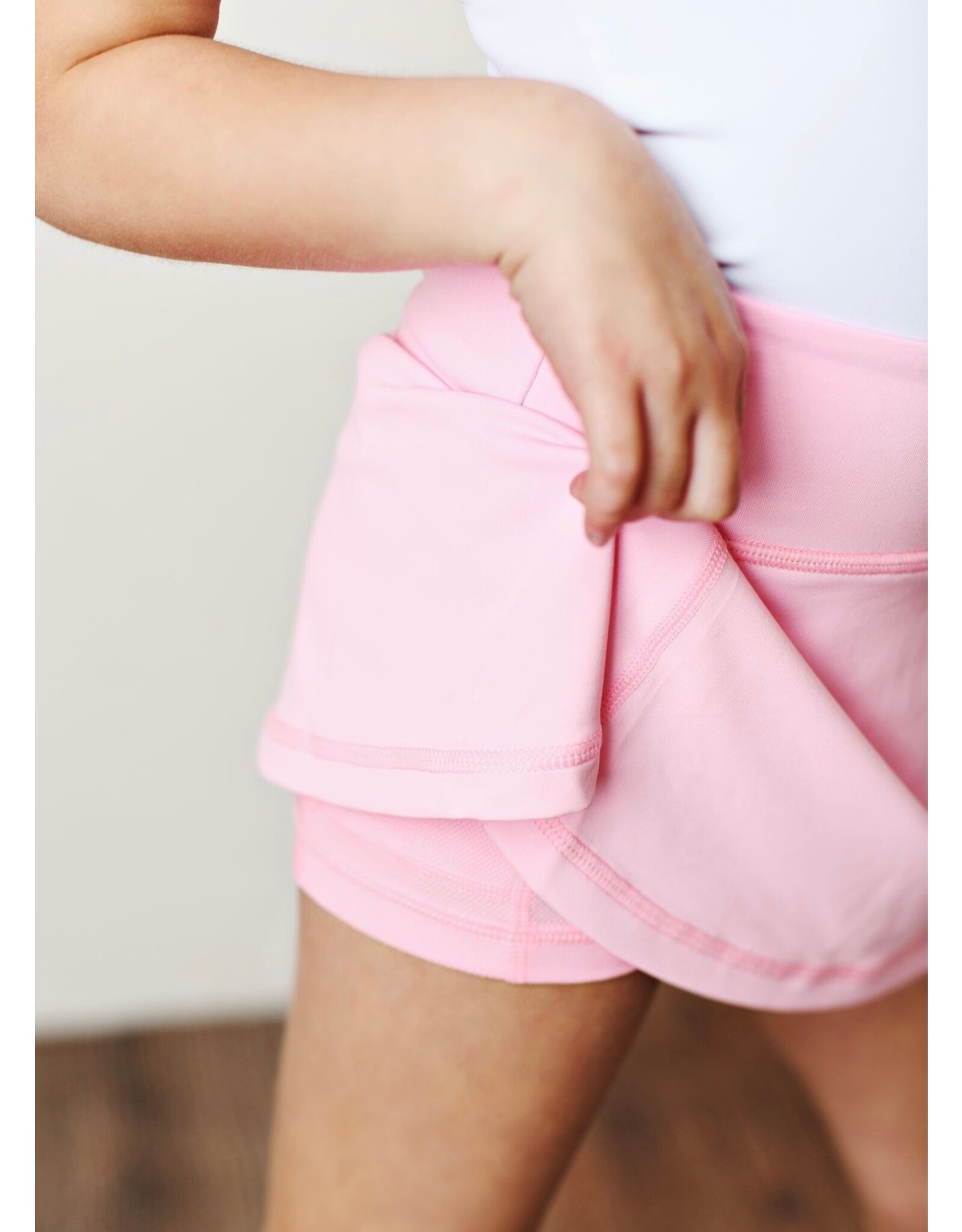 Swoon Baby Swoon Baby- Pink Active Tennis Skort