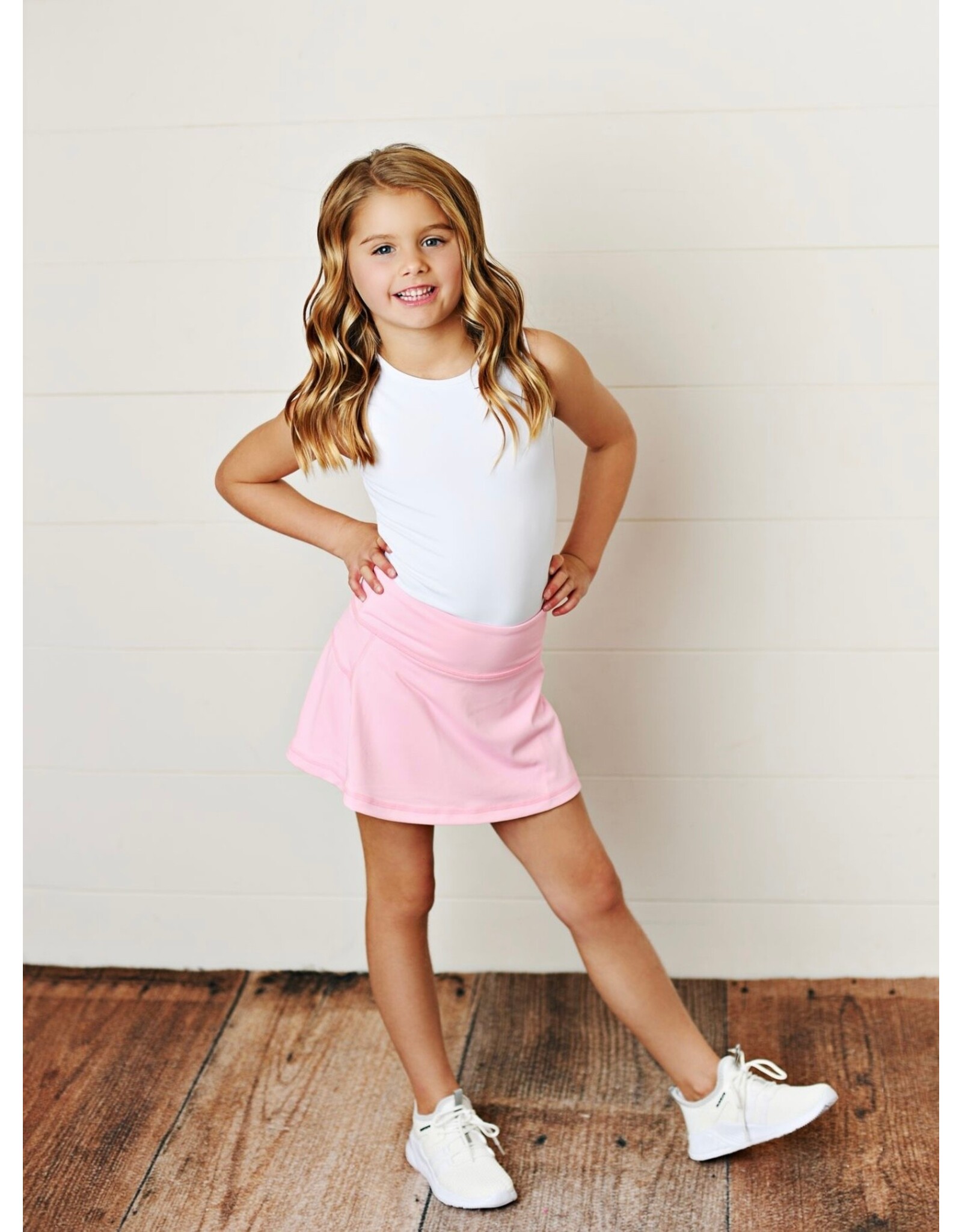 Swoon Baby Swoon Baby- Pink Active Tennis Skort