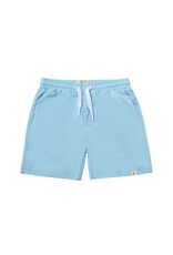 Me & Henry Me & Henry- Sky Blue Splash Swim Shorts