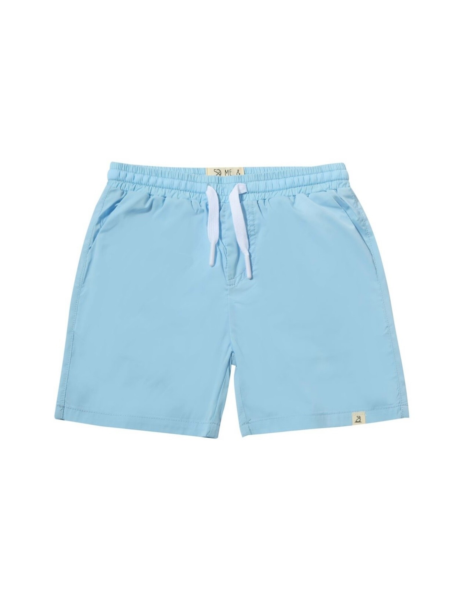 Me & Henry Me & Henry- Sky Blue Splash Swim Shorts