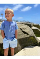 Me & Henry Me & Henry- Pale Blue Hugo Twill Short