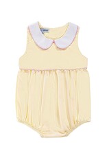 Sweet Dreams- Yellow Bubble w/Pink Ric Rac Trim