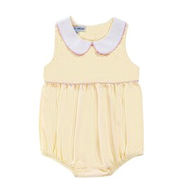 Sweet Dreams- Yellow Bubble w/Pink Ric Rac Trim