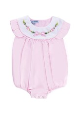 Sweet Dreams- Pink Emb Bow & Flowers Bubble