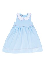 Sweet Dreams- Blue Dress w/Pink Ric Rac Trim