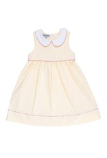 Sweet Dreams- Yellow Dress w/Pink Ric Rac Trim