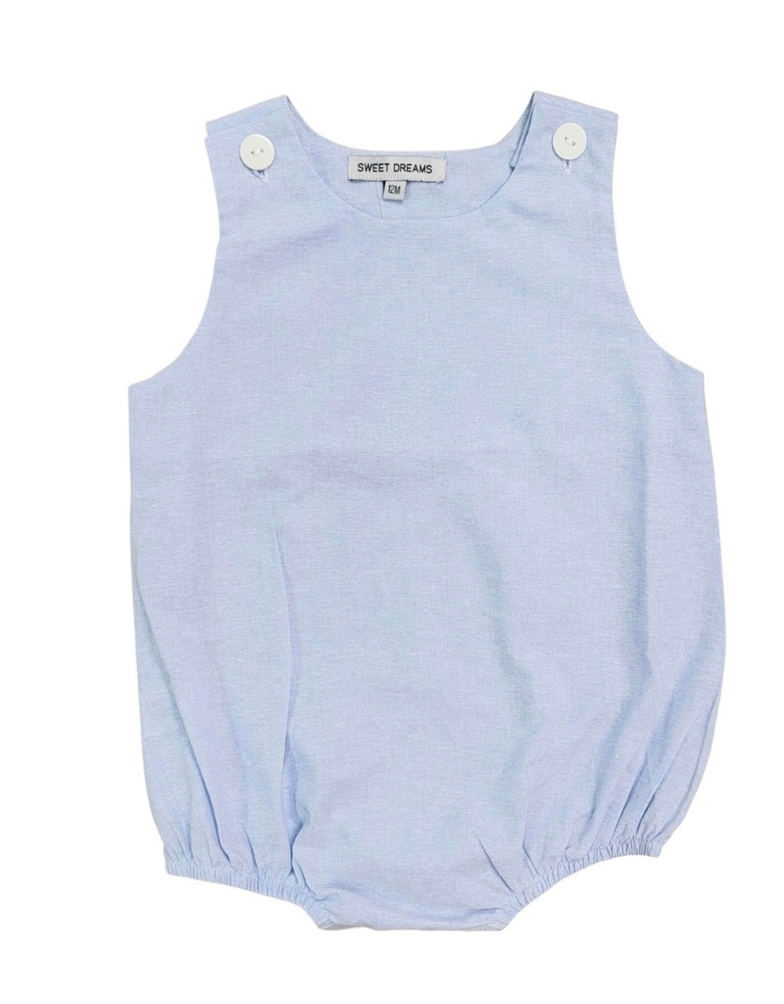 Sweet Dreams- Blue Chambray Boy Bubble