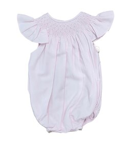 Sweet Dreams- Catherine Pearl Pink Smocked Bubble