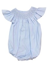 Sweet Dreams- Catherine Pearl Blue Smocked Bubble