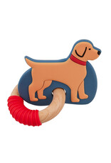 Mudpie Mud Pie- Dog Ring Silicone Teether