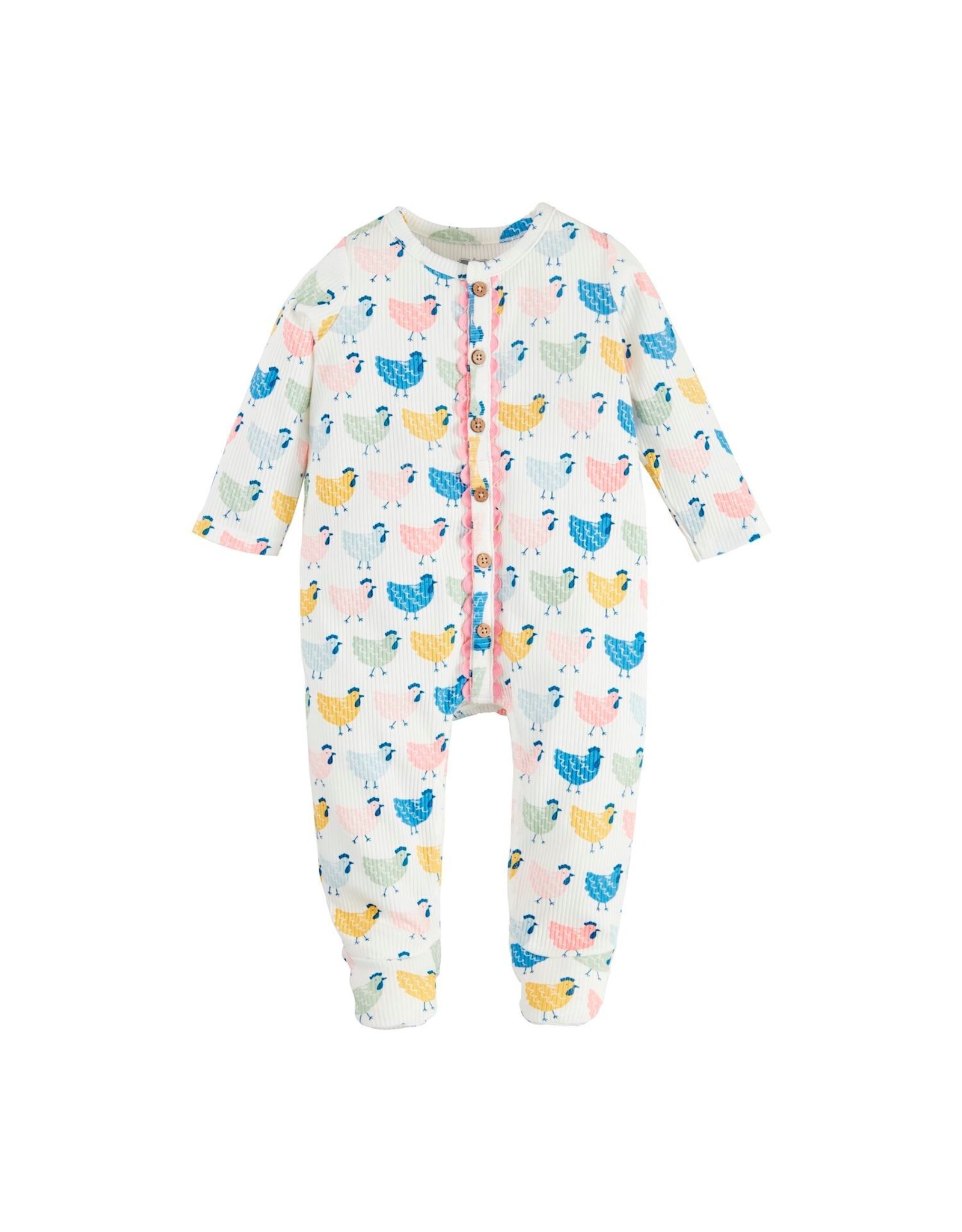 Mudpie Mud Pie- Chicken Print Sleeper
