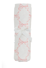 Mudpie Mud Pie- Bow Print Stretchy Swaddle