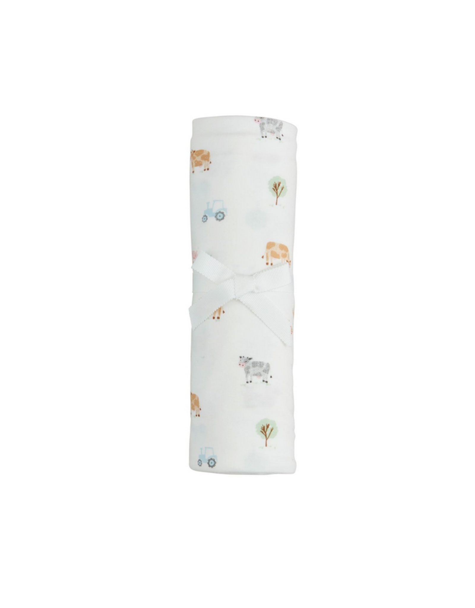Mudpie Mud Pie- Farm Print Stretchy Swaddle
