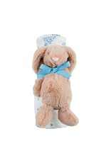 Mudpie Mud Pie- Ditsy Floral Swaddle & Rattle Set