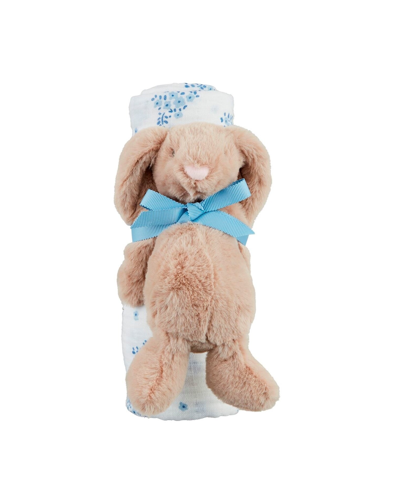 Mudpie Mud Pie- Ditsy Floral Swaddle & Rattle Set