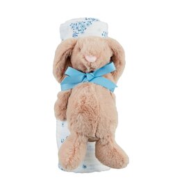 Mudpie Mud Pie- Ditsy Floral Swaddle & Rattle Set