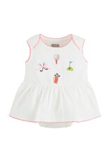Mudpie Mud Pie- Embroidered Golf Skirted Crawler