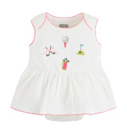 Mudpie Mud Pie- Embroidered Golf Skirted Crawler