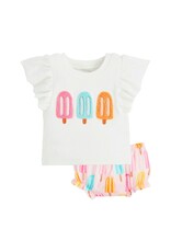 Mudpie Mud Pie- Popsicle Pinafore Set