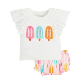 Mudpie Mud Pie- Popsicle Pinafore Set