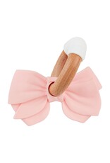 Mudpie Mud Pie- Pink Bow Ring Silicone Teether