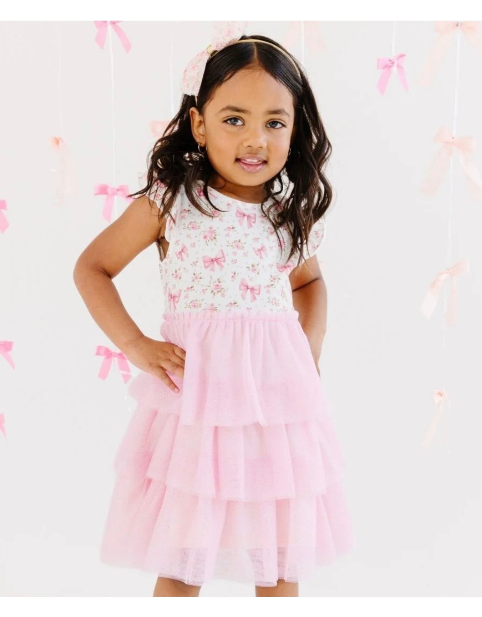 Sweet Wink- Ditsy Floral S/S Tutu Dress