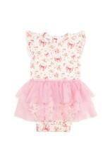 Sweet Wink- Ditsy Floral Tutu Bodysuit